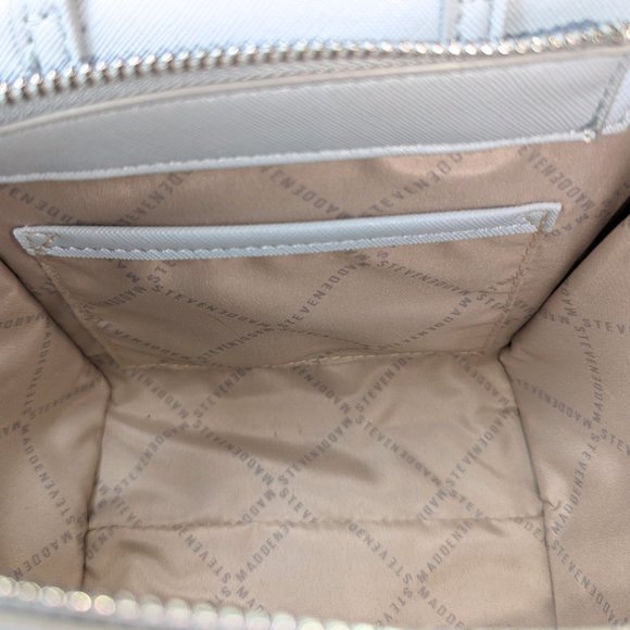 Steve Madden NWOT Mini Light Blue Convertible Cross Body Purse - Picture 12 of 14